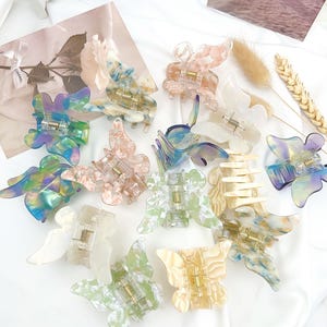 Y2k butterfly hair clips - Etsy 日本