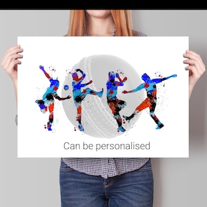 cricket bowler print, cricketer prints, custom cricket art, cricket poster, personalised cricketer, cricket prints, gift for cricketer,