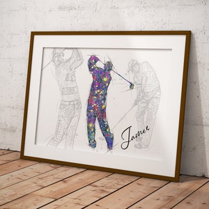 Golfer Druck, Golfer Druck, Golfer Druck, Golfer Druck, Geschenk für Golfer, Golfer Druck, Golfer Druck