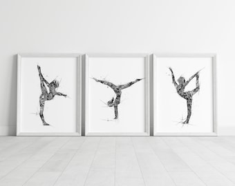 gymnastic prints, female gymnast prints, gymnastic wall art, gift for gymnast, gymnast prints, watercolour gymnast , female gymnast art