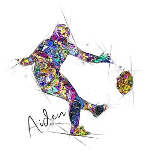 personalised rugby player print, custom rugby  print, personalised rugby art, rugby gift, gift for rugby player  , rugby player custom print