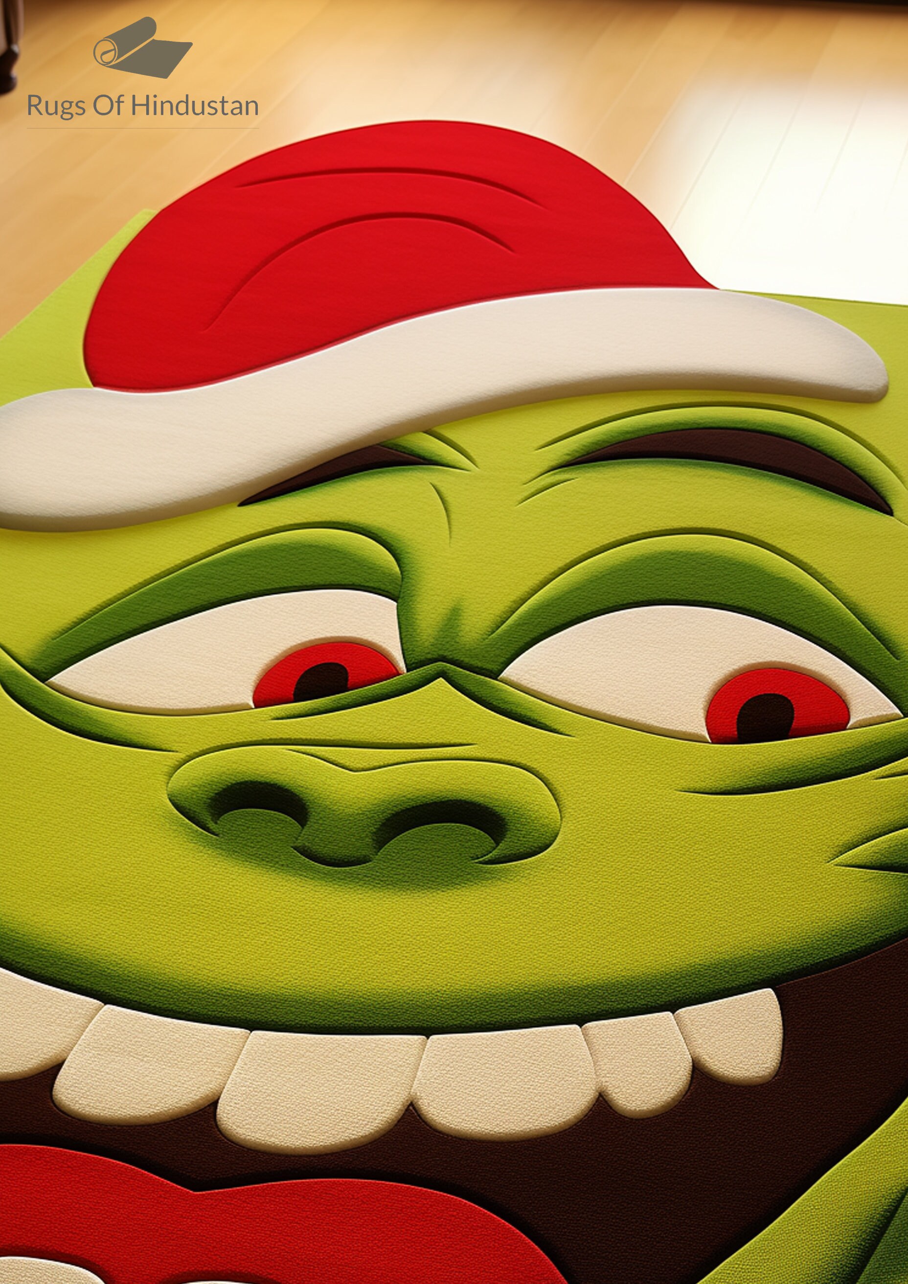 Tappetini Da Cucina Natalizi Grinch – 2 Pezzi Antiscivolo, Impermeabili, Facili Da Pulire, Decorazione Natale
