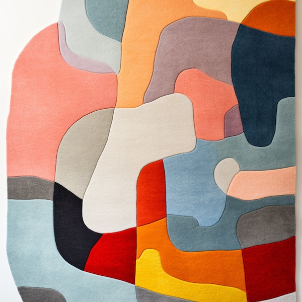 Abstract Floor Rug - Etsy