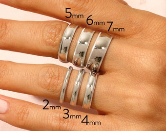 14k Solid White Gold Milgrain Wedding Band • MILGRAIN • POLISHED • Classic Wedding Rings for Men and Women •  Custom Engraving • 2-8mm Width