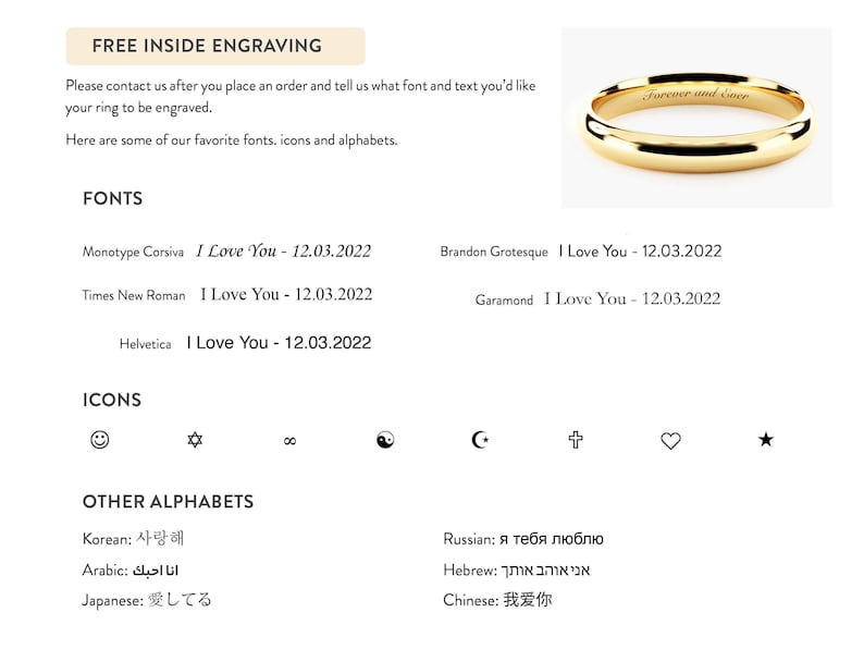 14k Gelbgold Kuppel Ehering • Polierter Comfort Fit Ring Bild 8