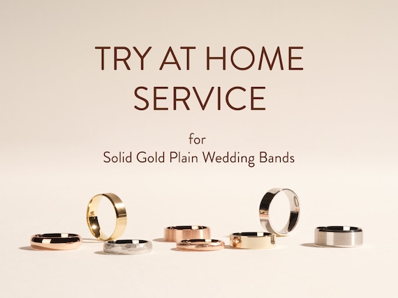 Try at Home Service Wedding Bands Home Try on Free Replica Rings to Try at Home Try Before You Buy Sample Rings Free Ring Sizer Etsy