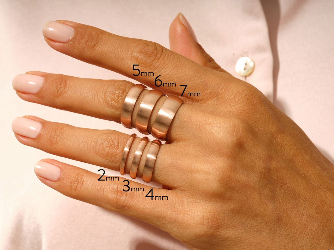 14k Solid Rose Gold Domed Wedding Band • DOME • MATTE • Classic