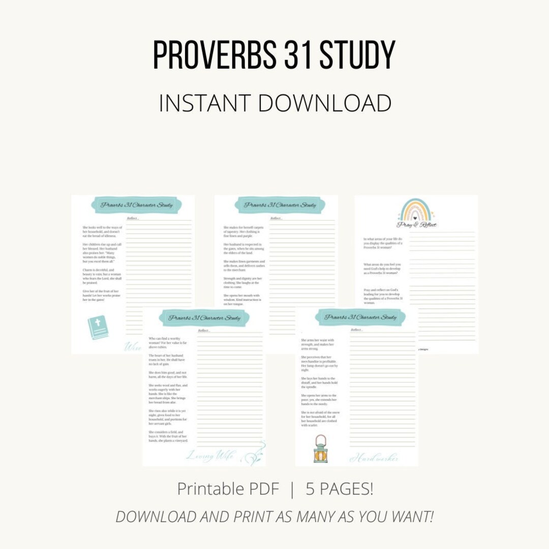 Proverbs 31 Scripture Study, Proverbs 31 Woman, Bible Study, Christian ...