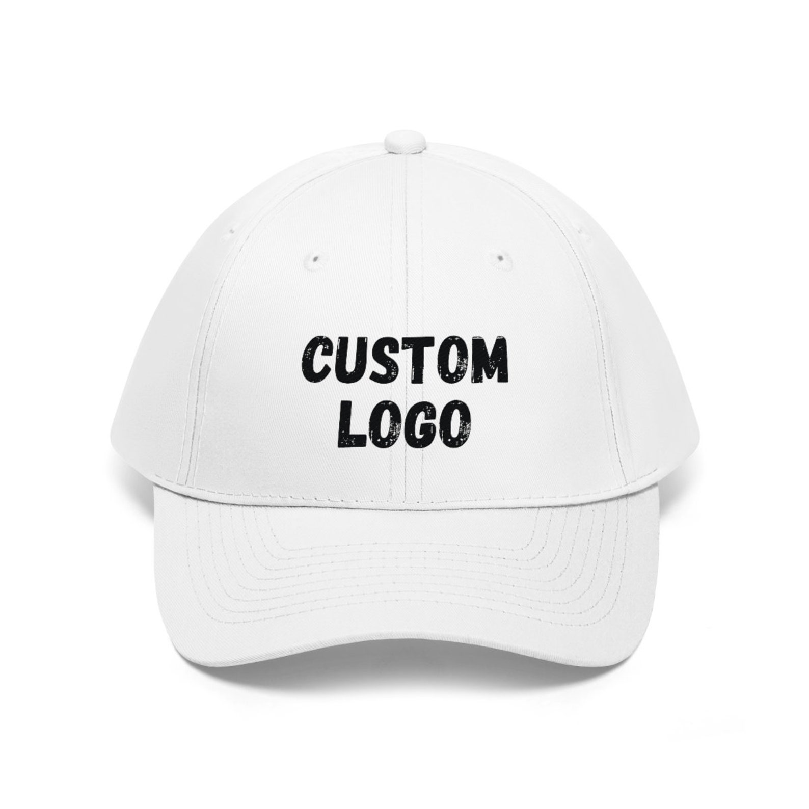 Custom Logo Hat, Embroidered Hat Logo, Twill Cap, Company Logo Gifts
