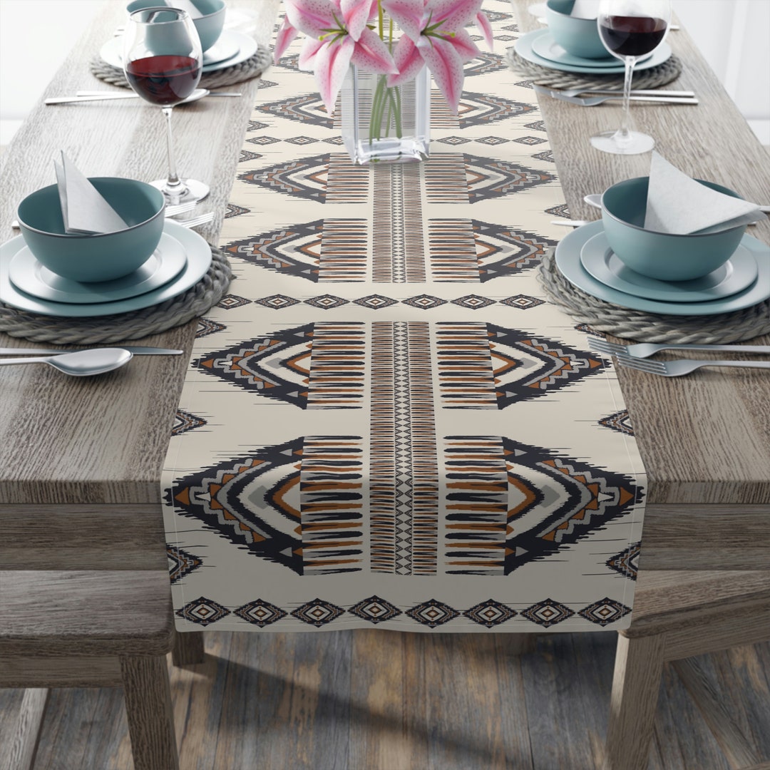 Aztec Table Runners, Western Table Runner, Southwestern Decor, Rustic
