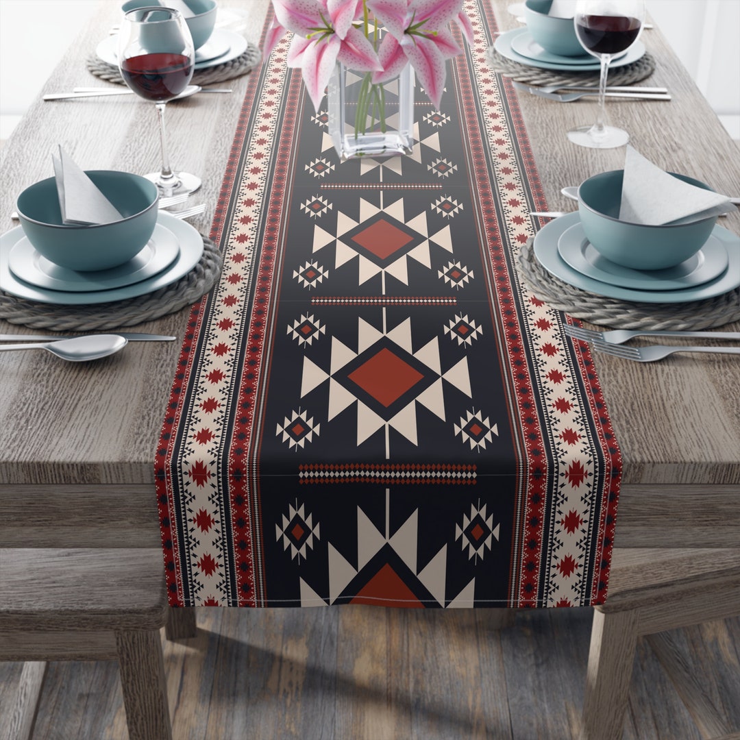 Aztec Table Runners Western Table Runner Southwestern Decor Etsy