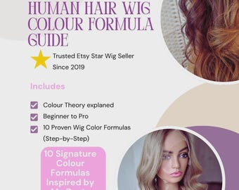 Hair Educator Wigmaking Color Guide Professional Color Formulas for Human Hair Wigs | Beginner to Pro | Salon Level Training | Download