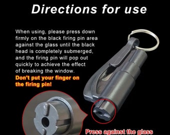 1x Window Breaker and Seatbelt Cutter
