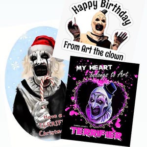 Terrifier Art the Clown Digital Downloads - Etsy