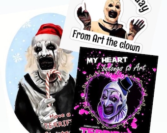 Terrifier Art the clown Digital Downloads