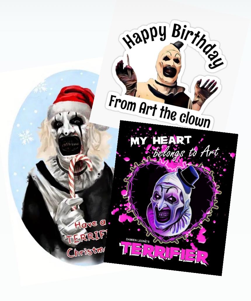 Terrifier Art the Clown Digital Downloads - Etsy