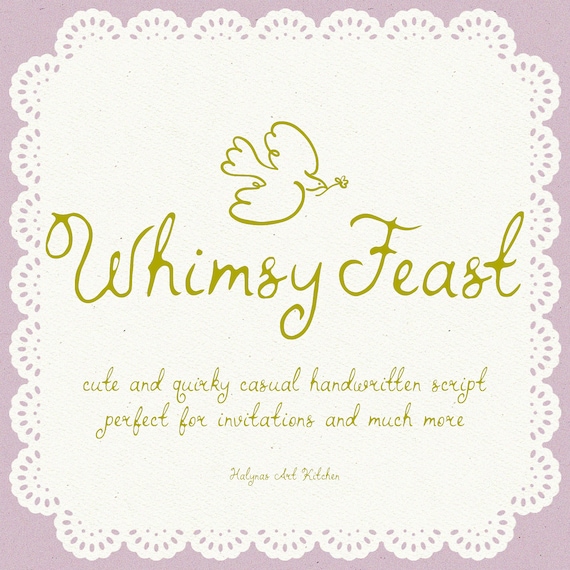 Whimsical Handwritten Font Script for Wedding Invitations, Templates, Menu, Quirky Wedding Font With Glyphs, Hand drawn Wedding Font