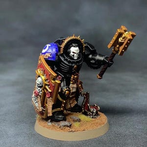 Ultramarine Chaplin In Terminator Armour - Painted and Based
