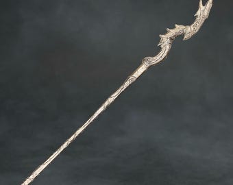 Gold Dragon Staff Replica - Unofficial Cosplay Prop
