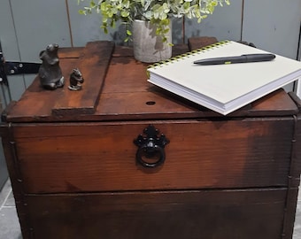 Vintage Wooden Wine Chest