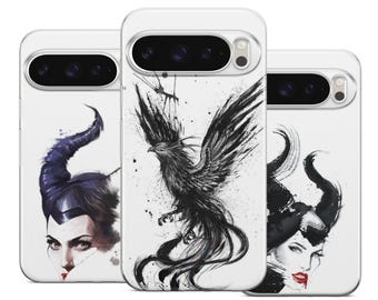 Maleficent Phone Case Sleeping Beauty Cover for Pixel 10A, Pro, XL and etc.