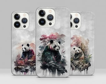 China Panda Phone Caser Bamboo Bear Cover for iPhone 15 14 13 12 11 Pro Max, Plus, XR, SE, Samsung S21 S22 S23 A51 A52 A53 A54, Pixel