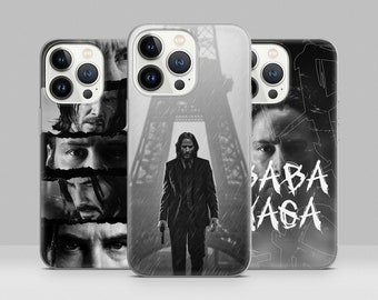 Babayaga Phone Case Keanu Reeves Cover for iPhone 15 14 13 12 11 Pro Max, Plus, XR, SE, Samsung S21 S22 S23 A51 A52 A53 A54, Pixel, Huawei