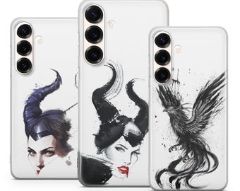 Maleficent Phone Case Sleeping Beauty Cover for Samsung S26, 25, 24, 23, 22, Ultra/+, etc.
