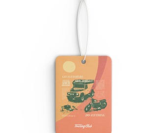 Land Rovr Off-Road Motorcycle Camping Backpacking Car Air Freshener – Fresh Scent for Adventurers