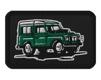 Defendr Overlander Eastnor Green Embroidered 3.5x2.25inch Patch