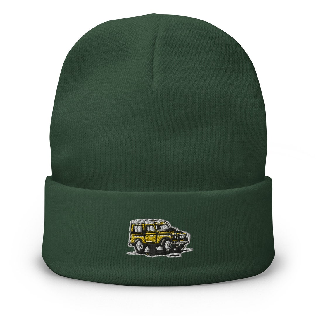 Land Rover Defender Overlander Embroidered Beanie - Etsy display picture 1
