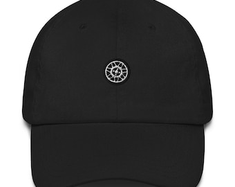 VW GTI Snowflake Wheel Brilliant Black Embroidered Adult Hat