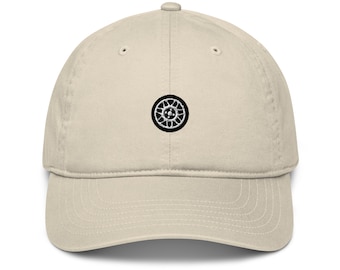 VW Snowflake Wheel Embroidered Nevada Beige Adult Hat GTI Classic