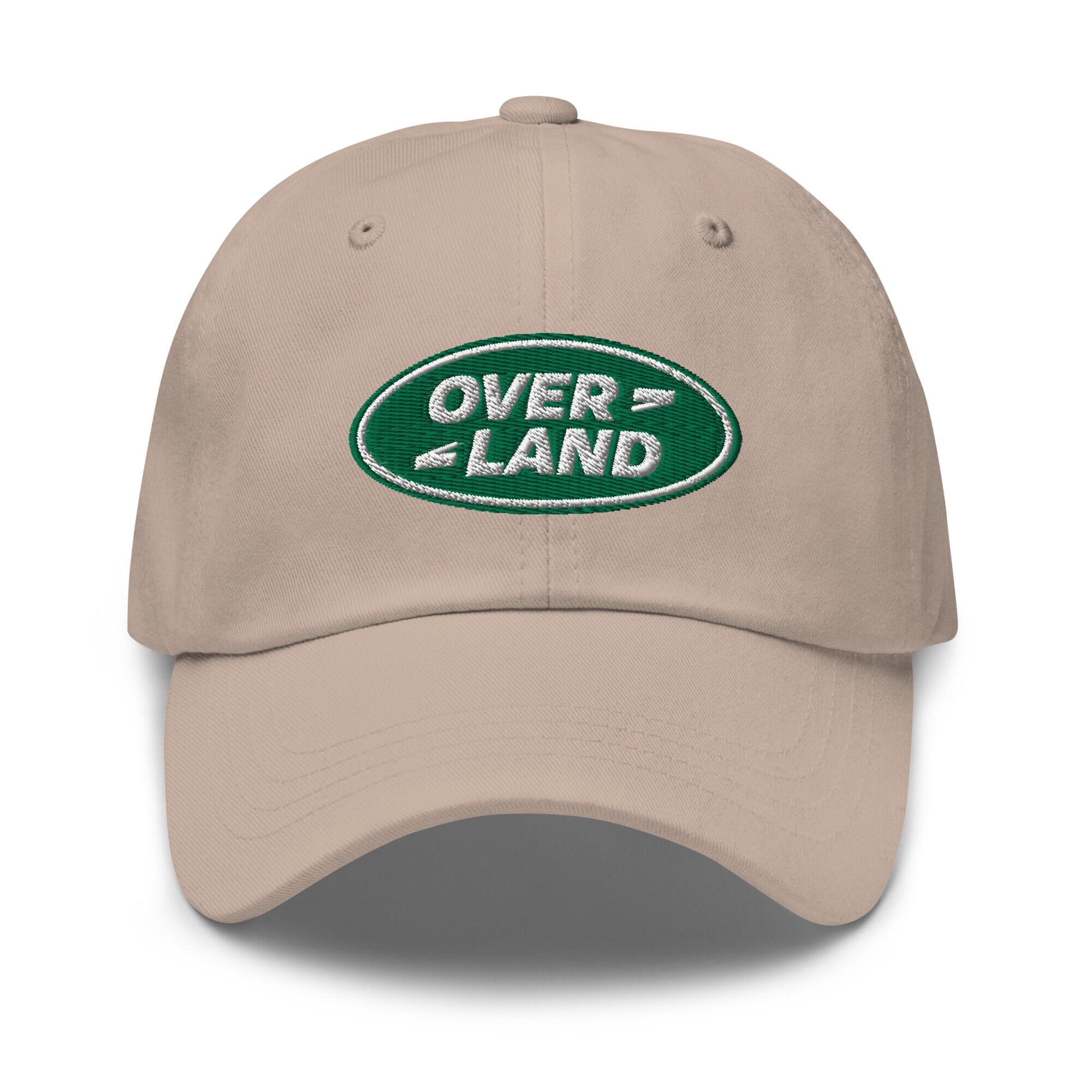 Land Rovr Overland Logo Khaki Embroidered Adult Hat/dad Hat - Etsy