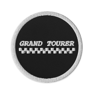 Grand Tourer Embroidered Patch 3in