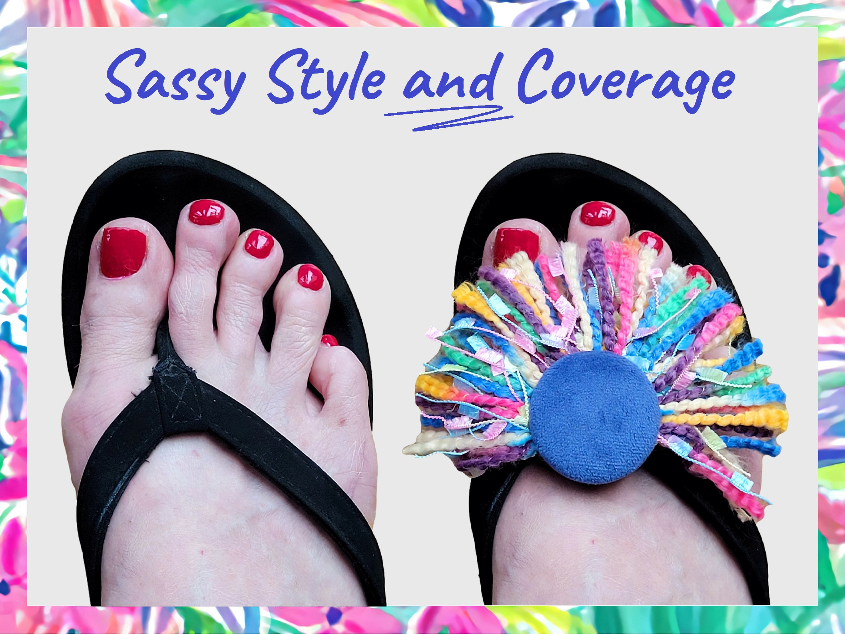 Fancy Flip Flop Bling Bunion Cover for Stylish Women Etsy