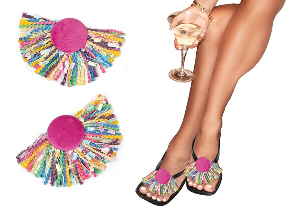 Flip Flop Bunion Cover Dressy Sandal Accessory Cover Hide Toes and Bunions Lilly Pink Interchangeable Etsy
