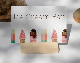 Ice Cream Food Cards, Birthday Cards Ice Cream Theme Birthday, Pastel Ice Cream, Ice Cream Party, Popsicle Party, Ice Cream,Food Tent FAN146