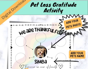 Pet memorial perda de animais de estimação presentes personalizados atividade de animais de estimação para famílias luto pet simpatia pet retrato lembrando um animal de estimação