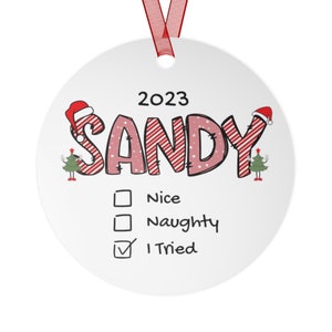 Personalized Ornament Decorative Ornament Customized Kid Name Gift for Christmas Kid Ornament Gift Family Ornament Family Christmas Ornament