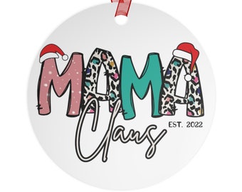 Regalo de mamá Nueva mamá Recuerdo de Navidad Regalo Adorno personalizado Regalo de mamá Regalo de madre personalizado Regalo de adorno de mamá de Navidad Regalo Adorno de madre de Navidad
