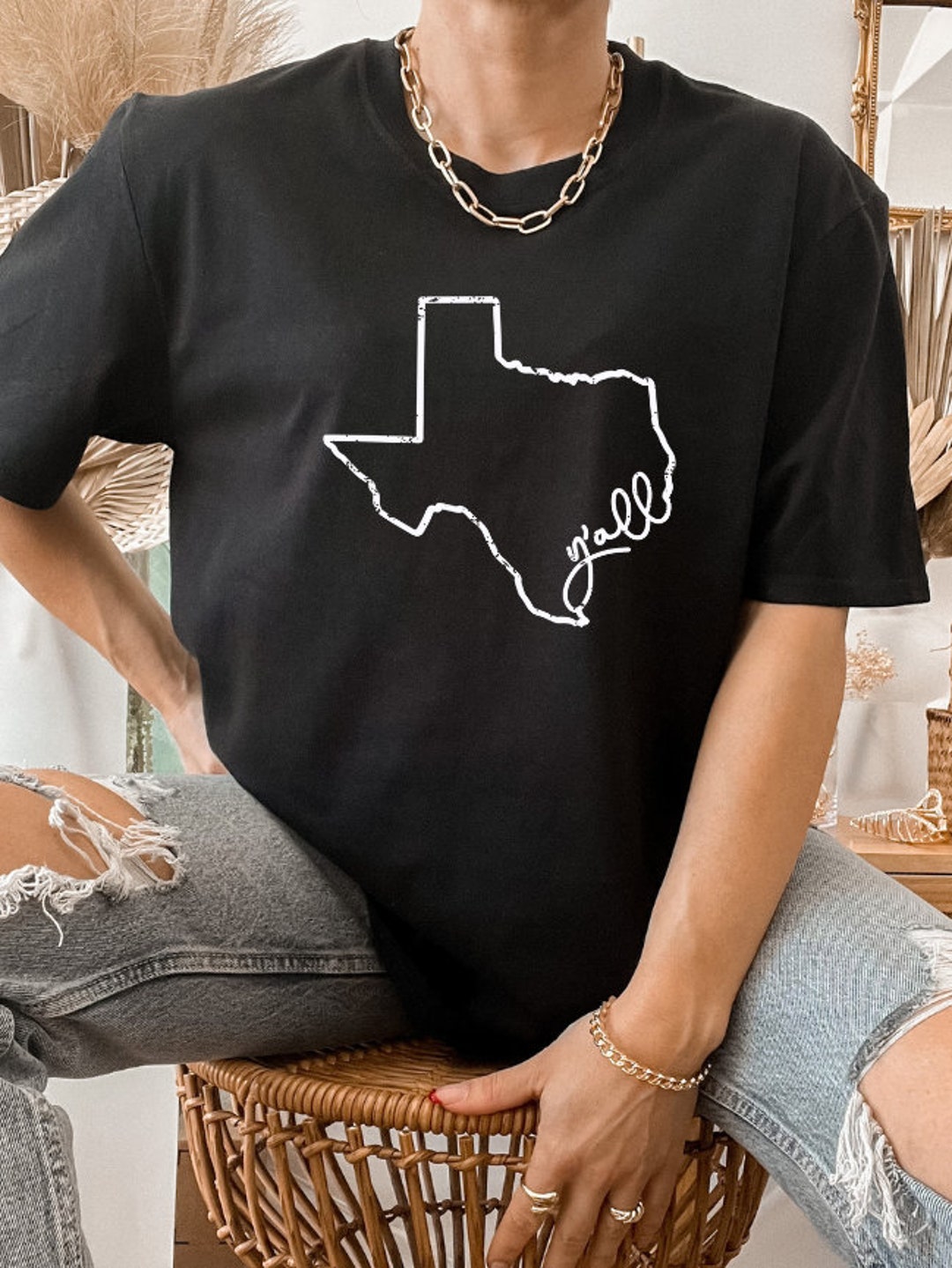 Texas YALL / Southern Apparel / Unisex Soft TShirt / Unisex Soft Crew