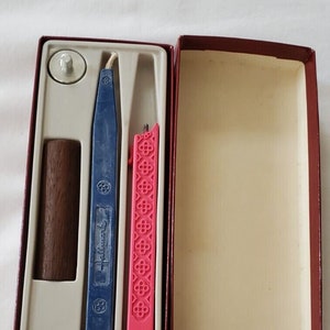 Juego de cera de sellado Vintage Hallmark con sello K