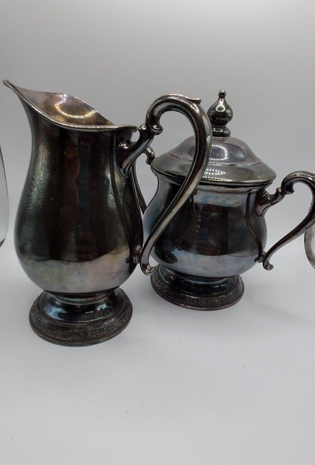 International Silver Company 2pc Cream and Sugar Set - Camille