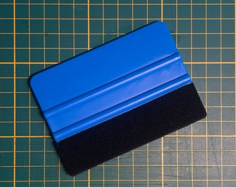 Squeegee for adhesive vinyl application