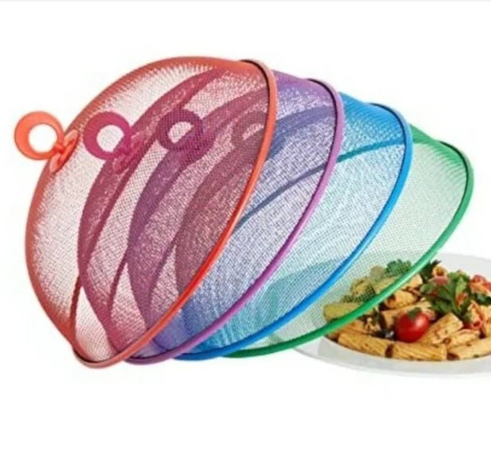 Home Basics Round Metal Mesh Food Plate Cover HDC51507 - The Home