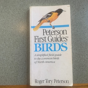 Vintage Book, Birds, Peterson First Guides, 1986