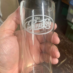 Vintage Pepsi Glasses, Retro Pepsi Glasses, Collectible Pepsi, Pepsi Drinkware