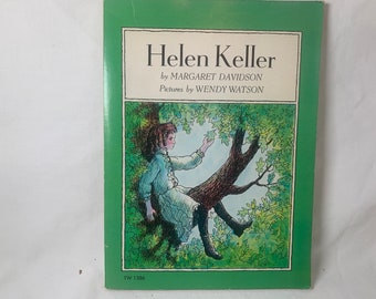 Helen Keller par Margaret Davidson, livre vintage, 1969