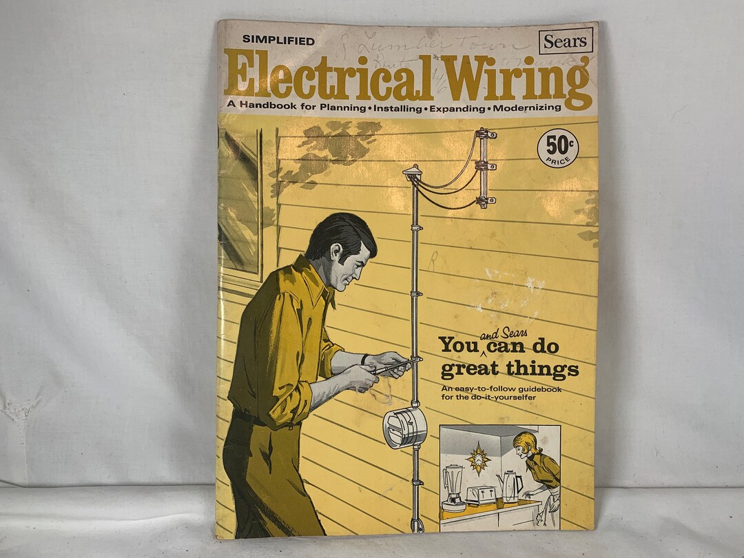Vintage 1969 Sears Electrical Wiring Handbook Etsy